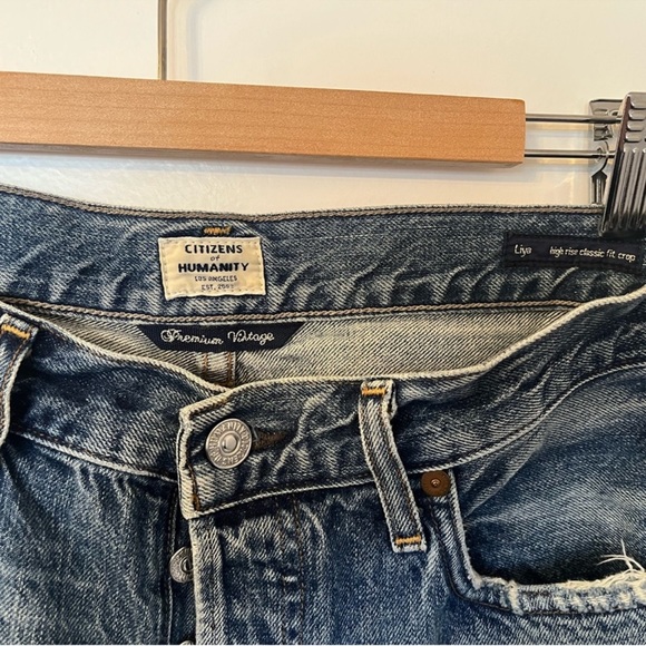 Citizen of Humanity Classic Liya Crop Size 27 - Picture 3 of 5